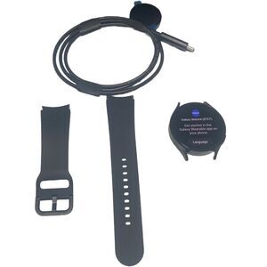 Samsung Galaxy Watch4 44mm Bluetooth GPS WiFi NFC Smartwatch Black SM-R870 ECG